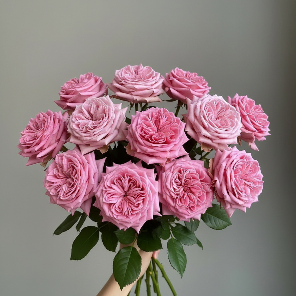 Ashley – Deep Pink German Florist Rose (Own Root)