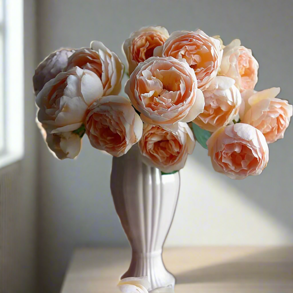 AUSjo – Soft Yellow English Shrub Rose by David Austin (Own Root)