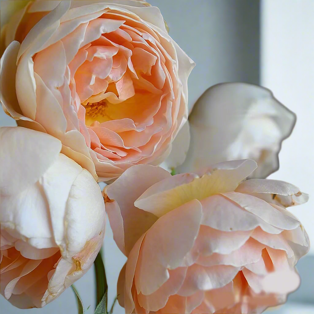 AUSjo – Soft Yellow English Shrub Rose by David Austin (Own Root)