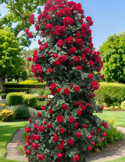 Florentina – Dark Red German Climbing Rose (Own Root)