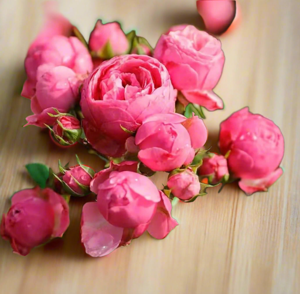 Pomponella – Deep Pink German Shrub Rose (Own Root)